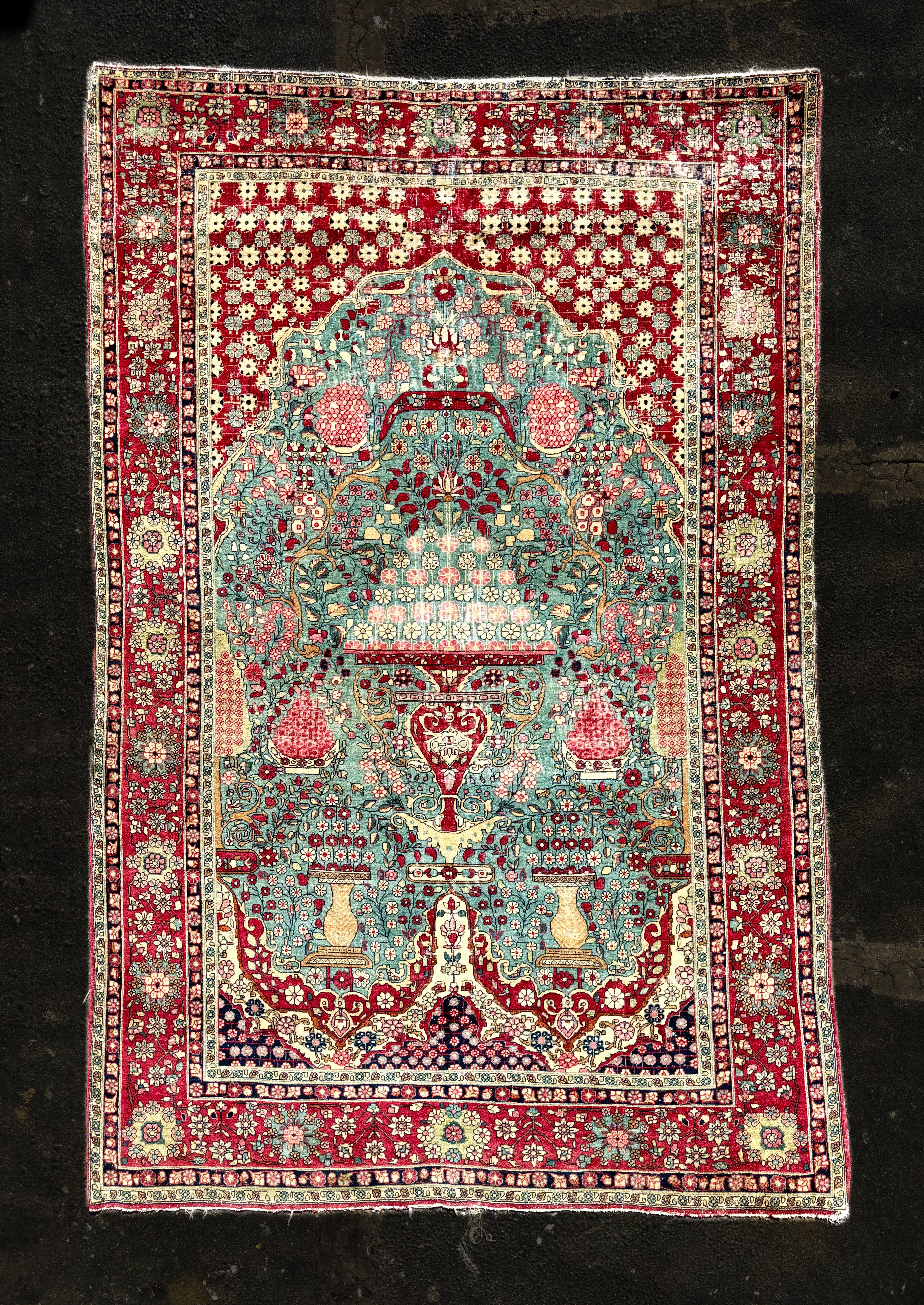 Baluch Rug, 1930, 85x160 cm – The Magical Garden Antique Carpets