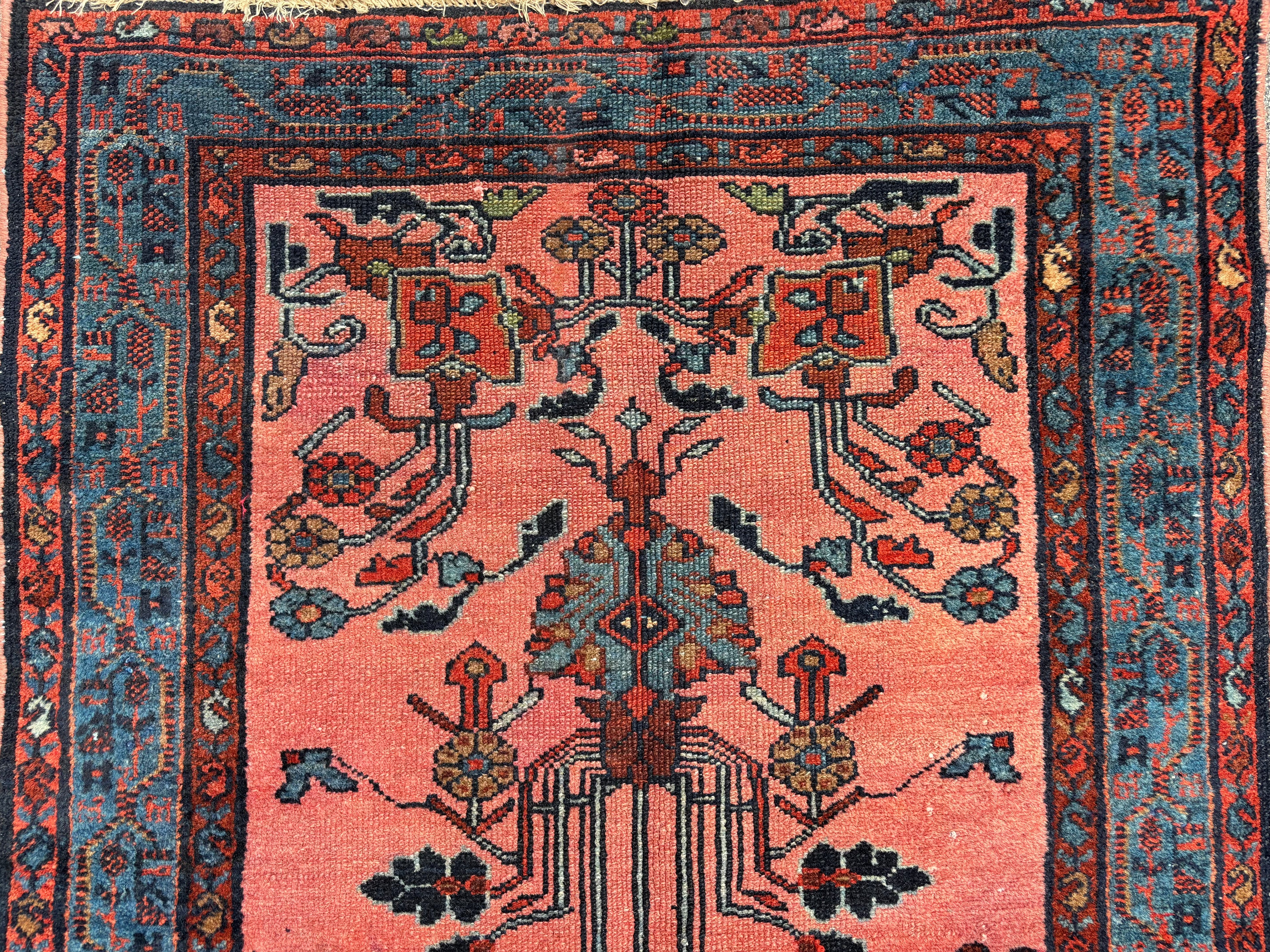 Persian Mehraban Runner 1920-30, 82x315 cm
