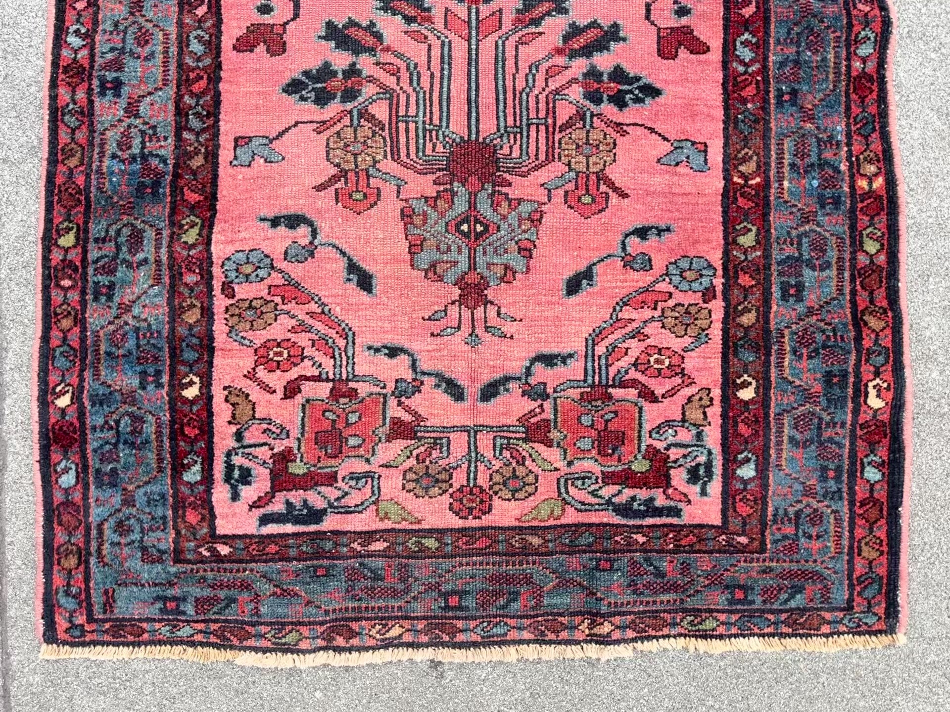 Persian Mehraban Runner 1920-30, 82x315 cm